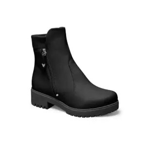 Botin con suela track y cierre