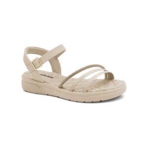 Comfortflex glitter sandal flat